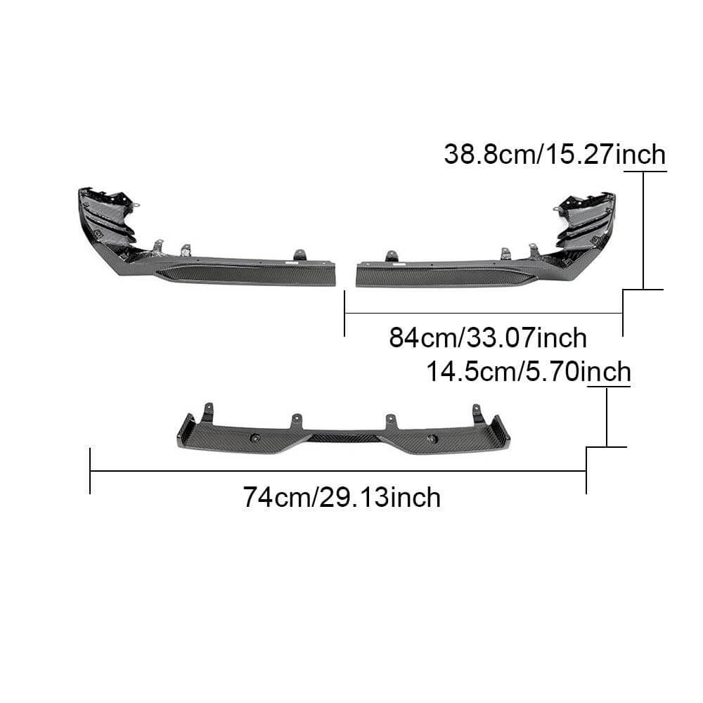 Rear Bumper Diffuser Dry Carbon Fiber (M-Sport) for BMW 5/i5 series G60/60E/61 2023- - image 3