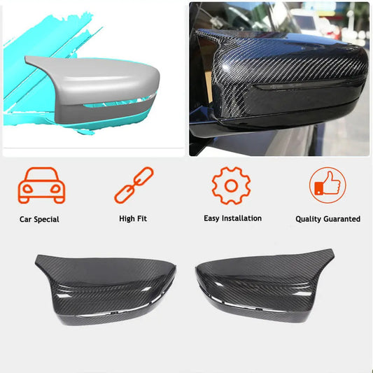 Mirror caps M-Look Red carbon for BMW 7 series G11/G12 - image 2