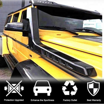 Snorkel (for 2004-2018, 2pcs, Carbon) for Mercedes G class W463 1990-2018 - image 3