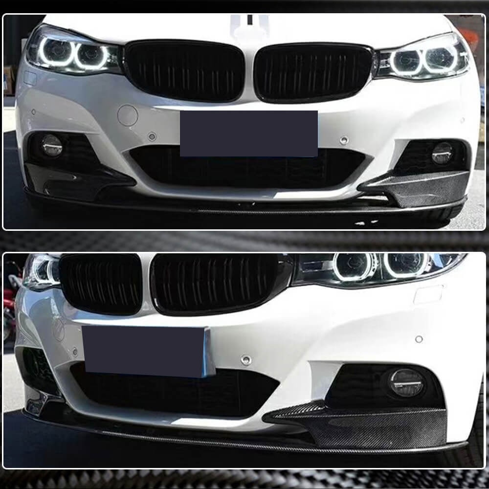 Front Bumper Lip Carbon Fiber V2 (for F34 M-Sport) for BMW 3 series F-30/31/34 2012-2019 - image 3