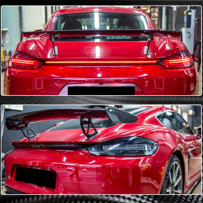 Spoiler (for GT4 Coupe, Carbon) for Porsche Boxster/Cayman 982 (718) 2016- - image 3