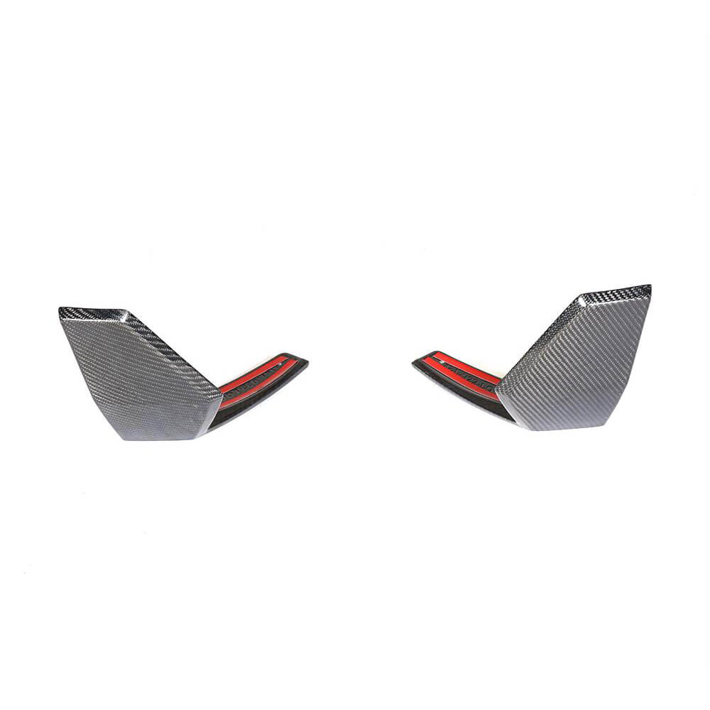 Flap front bumper covers (2018-2022, natural carbon) for BMW X5 G05 2019- - image 3