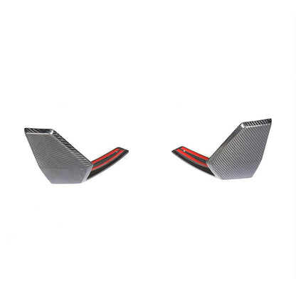 Flap front bumper covers (2018-2022, natural carbon) for BMW X5 G05 2019- - image 3