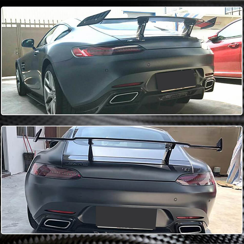 Spoiler V1 (for C190 2014-2019, Carbon) for Mercedes AMG GT C190/R190 2014-2022 - image 3