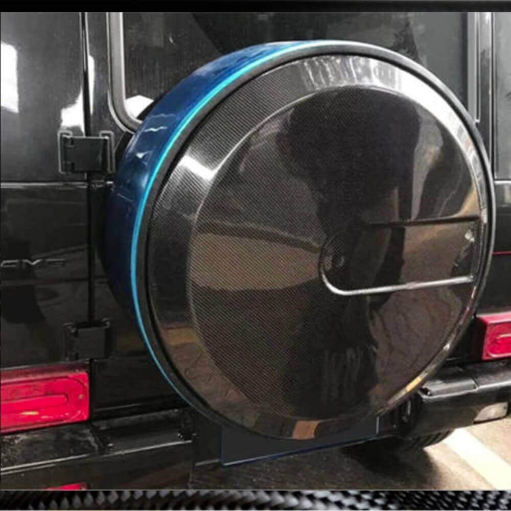 Cover for the spare wheel (for 2004-2018, Dry carbon) for Mercedes G class W463 1990-2018 - image 3