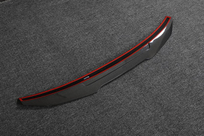 Rear Trunk Spoiler Carbon Fiber V3 (Coupe) for BMW 4 series G22/23/26 2020- - image 3