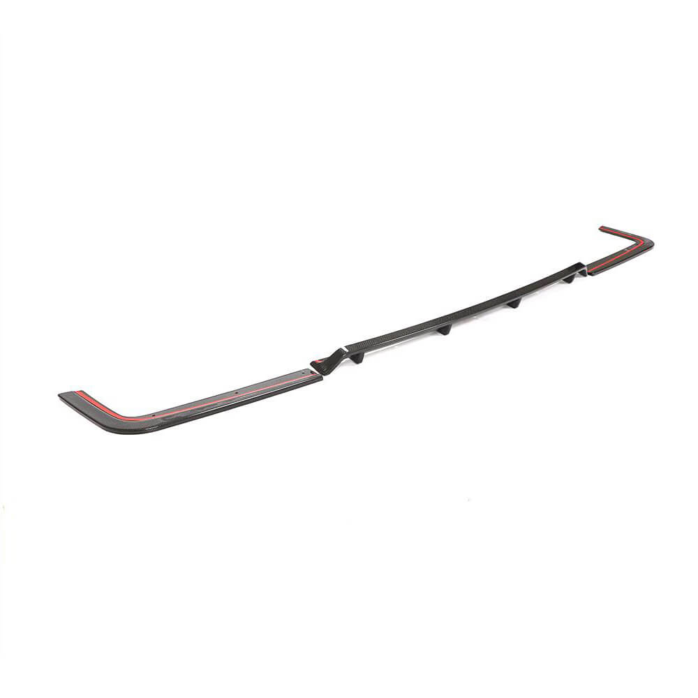 Rear Bumper Diffuser (for 2015-2019, Carbon) for Volkswagen T6 2015-2024 - image 3