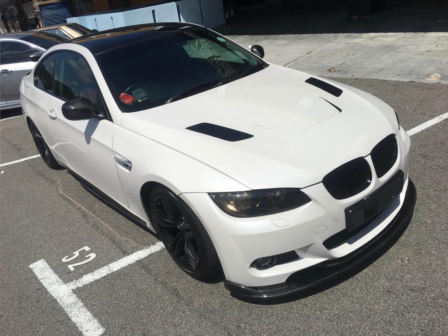 Front Bumper Lip Carbon Fiber V4 (for M3) for BMW 3 series E-90/91/92/93 2005-2011 - image 3