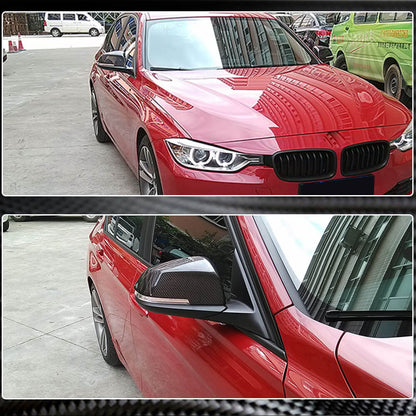 Mirror Covers Pair Carbon Fiber V1 for BMW 1 series F20/21 2011-2019 - image 3
