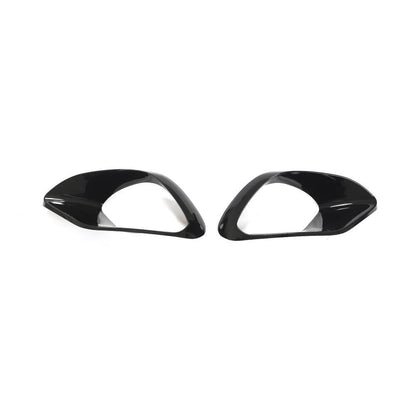 Front bumper extensions (for CLA45 AMG 2019-2022, ABS) for Mercedes CLA C118 2019- - image 3