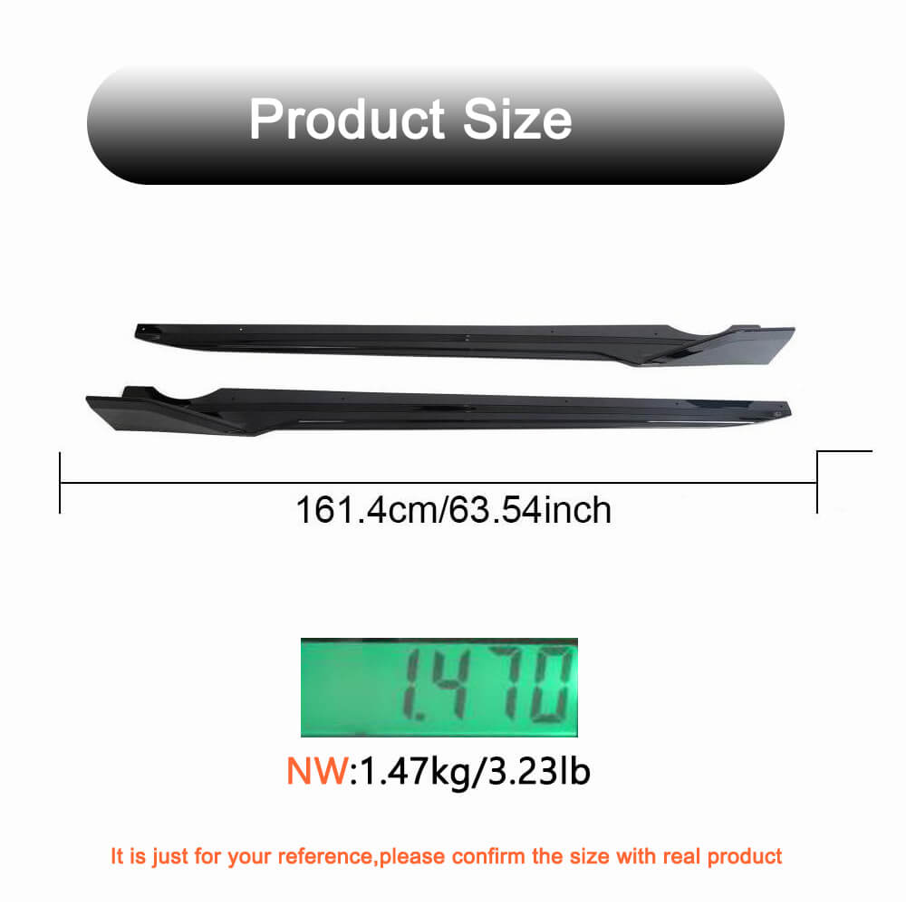 Side Skirt Extensions V3 (Gloss Black) for BMW X5 G05 2019- - image 3