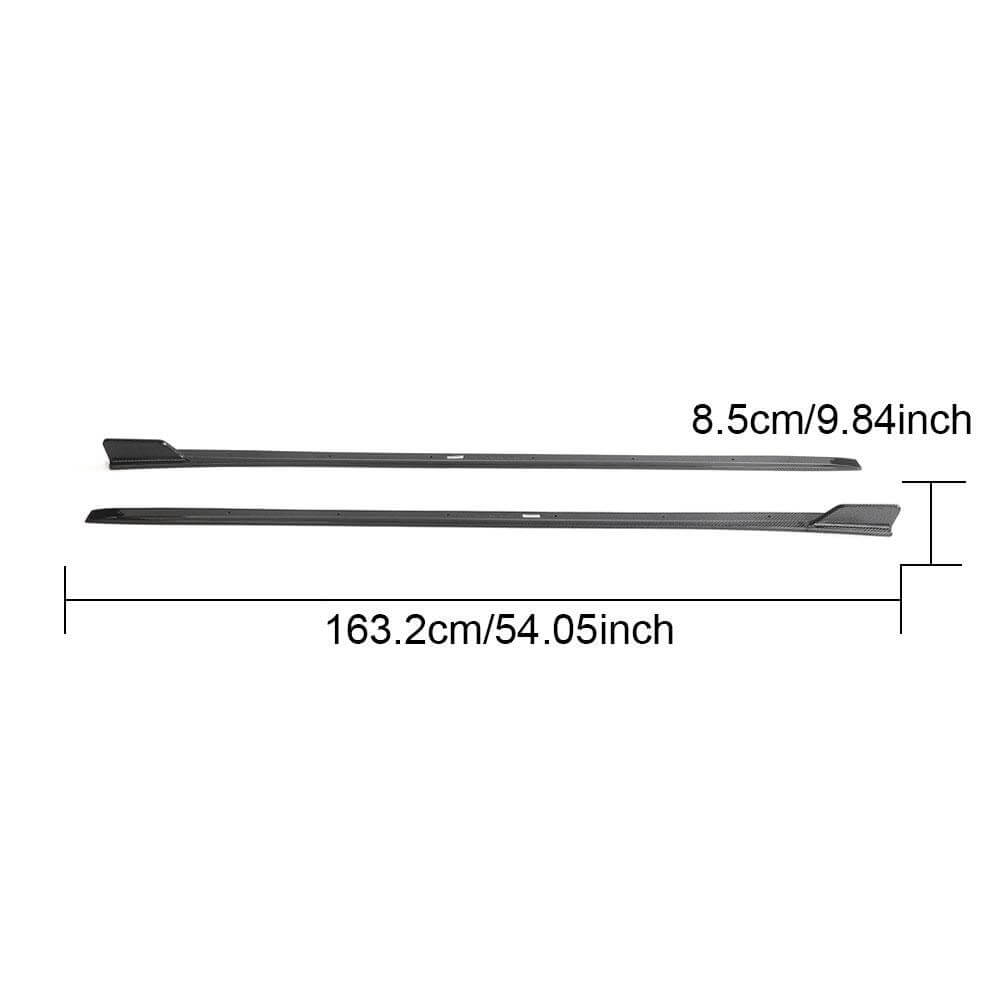 Side sills (Carbon) for Honda Civic HB 2021↗ year - image 3