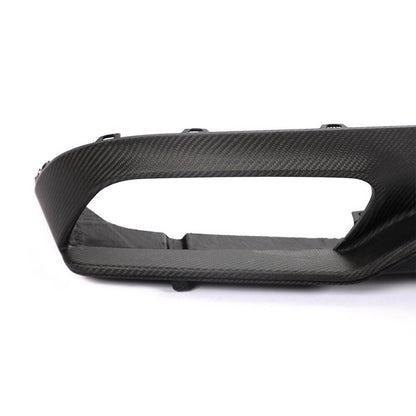 Rear bumper diffuser (for coupe/cabriolet C63 AMG 2019-2021, Carbon) for Mercedes C-class W205 2014-2021 - image 3