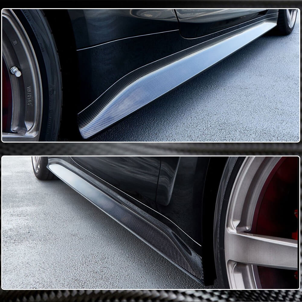 Side Skirt Extensions V4 (for G82/G83, Carbon) for BMW 4 Series G22/23/26 2020- - image 3