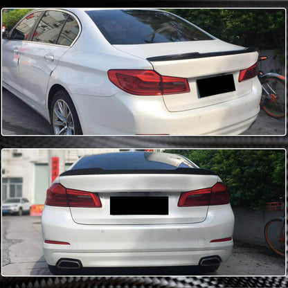 Rear Trunk Spoiler Carbon Fiber V7 (SD) for BMW 5 Series G30/31 2017-2023 - image 3