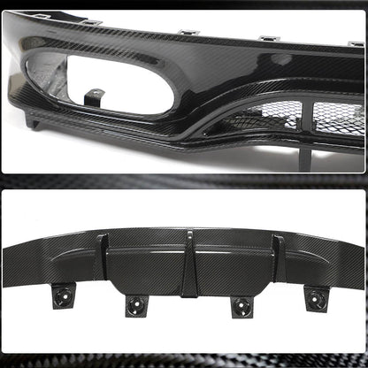 Rear bumper diffuser (for GT43/GT50/GT53 2018-2022, Carbon) for Mercedes AMG GT 4 X290 - image 3