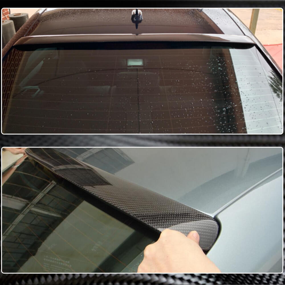 Rear Spoiler (for S-Line 2007-2011, Carbon) for Audi A4 B8 2007-2015 - image 3