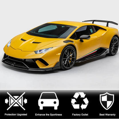 Front Bumper Lip V2 (Carbon) for Lamborghini Huracan 2014- - image 3