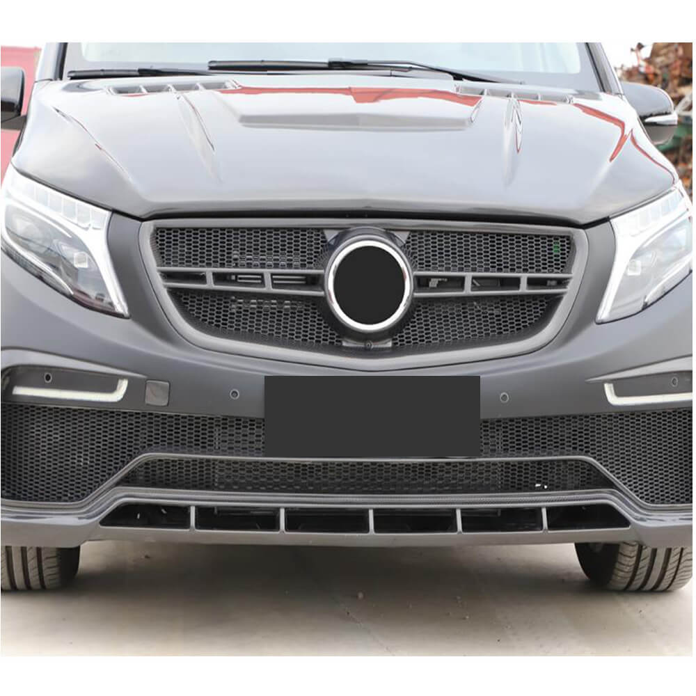 Hood V2 (2014-2019, Carbon) for Mercedes Vito / V-class W447 2014↗ year - image 3