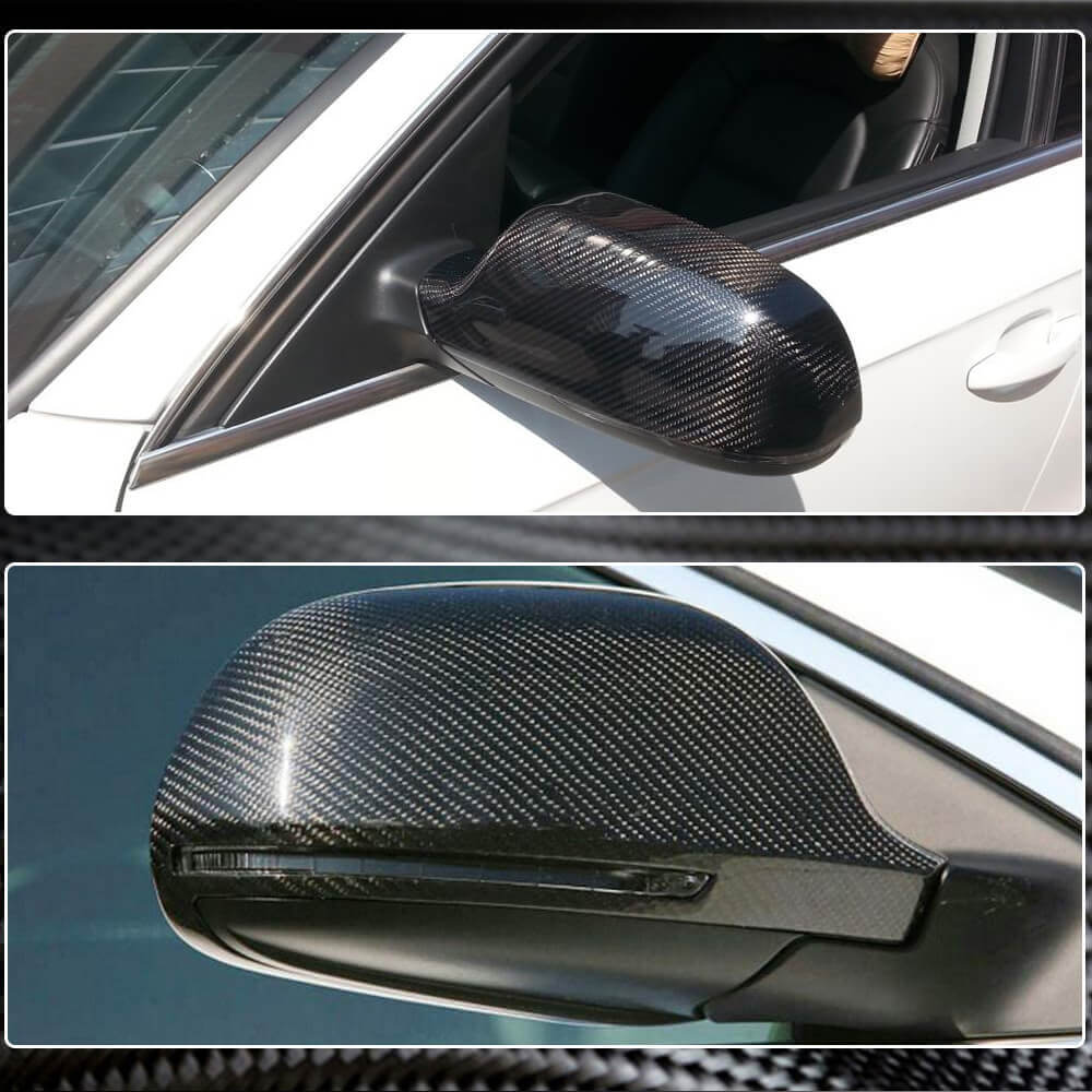 Mirror covers (2011-2015, Carbon) for Audi A4 B8 2007-2015 - image 3