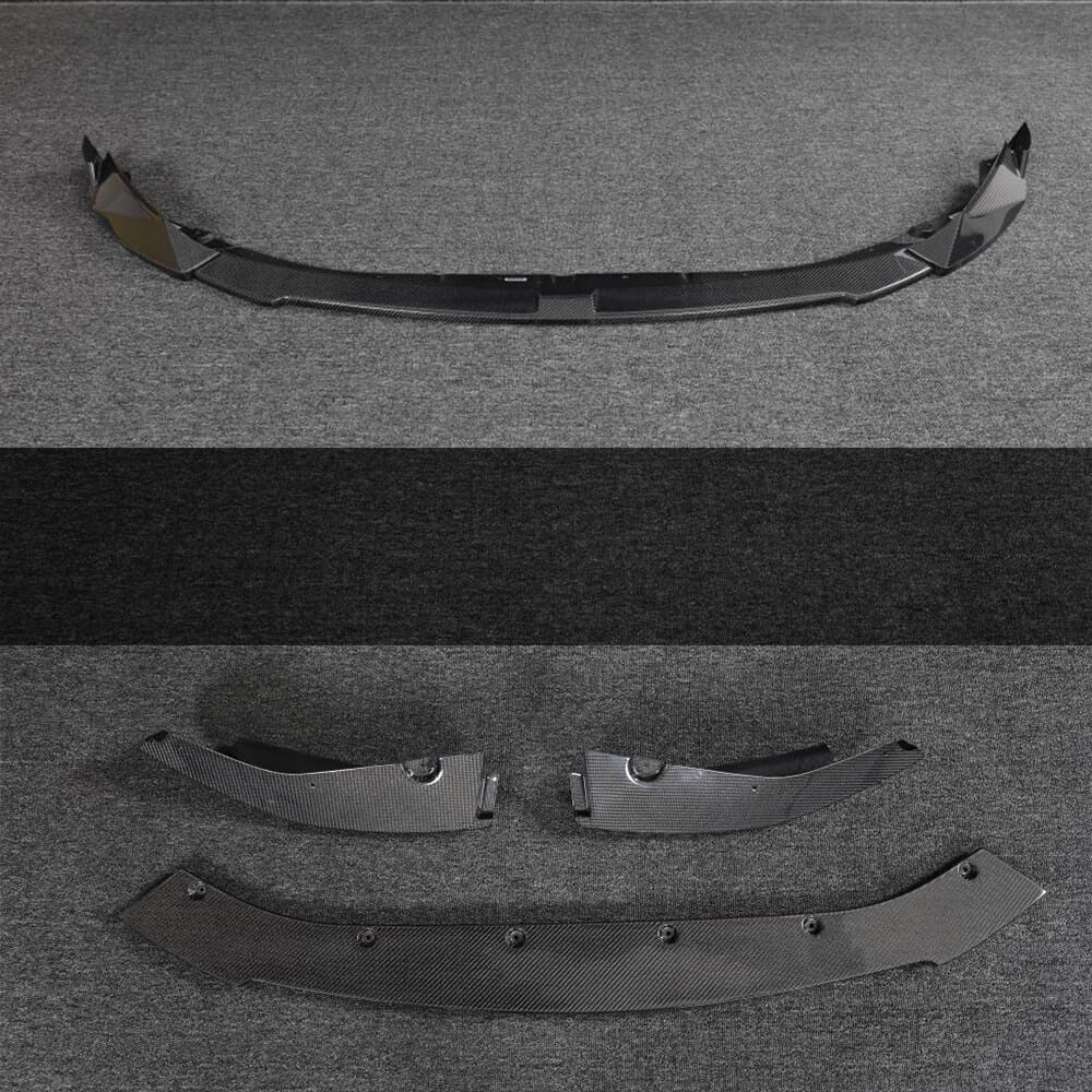 Front Bumper Lip Carbon Fiber V1 (for G82/G83) for BMW 4 series G22/23/26 2020- - image 3