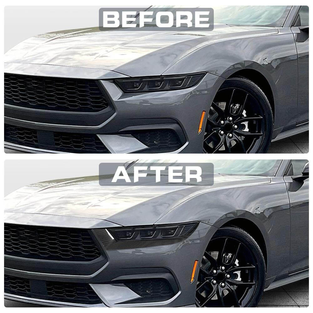 Covers for fog lights (Carbon) for Ford Mustang 2024- gg. - image 3