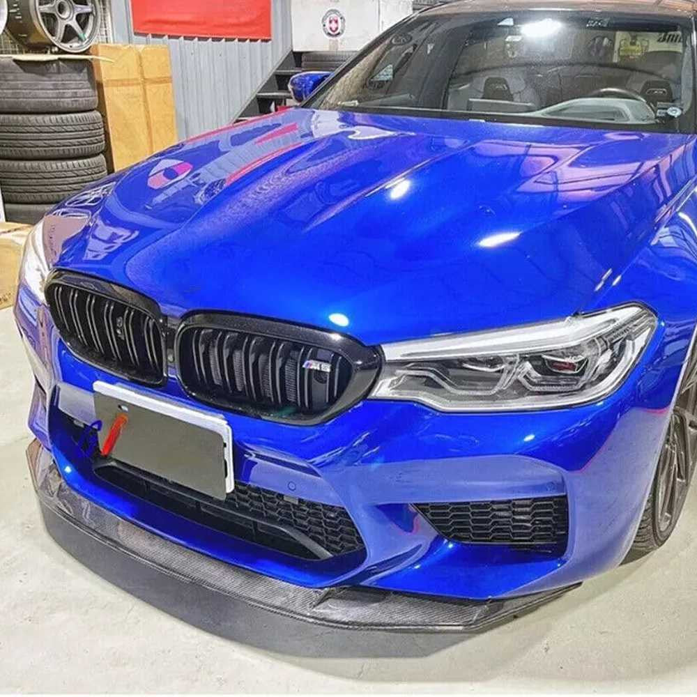Front Bumper Lip V3 for M5 F90 2017-2020 Carbon for BMW 5 Series G30/31 2017-2023 - image 3