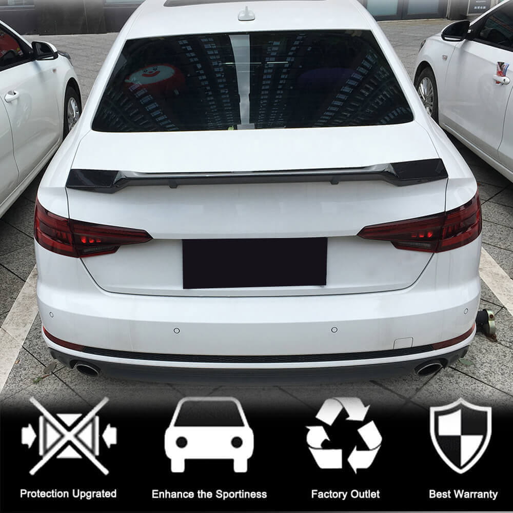 V2 Spoiler (for Sedan, Carbon) for Audi A4 B9 2015-2024 - image 3