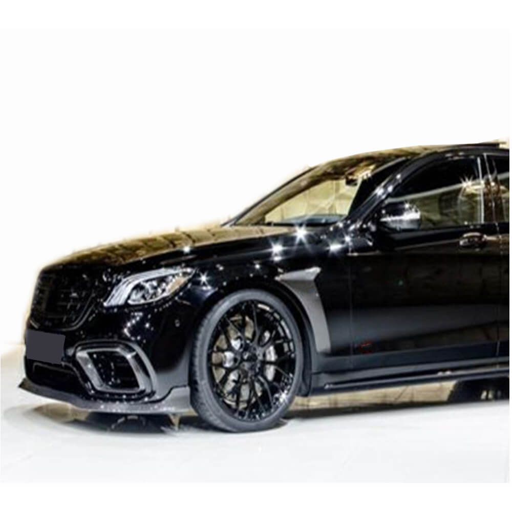 Carbon Front Fender Covers (for 2018-2021) for Mercedes S-сlass W222 2013-2020 - image 3