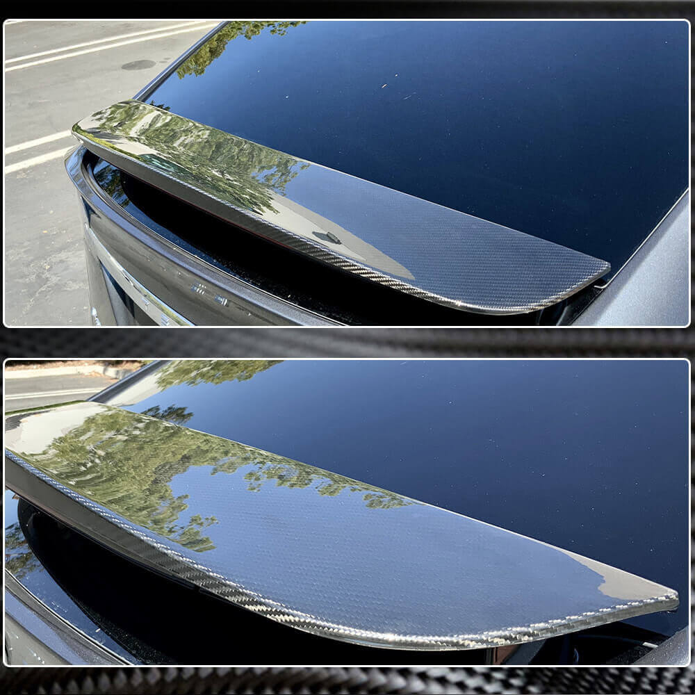 Rear Trunk Spoiler Carbon Fiber V1 (2016-2023) for Tesla Model X - image 3
