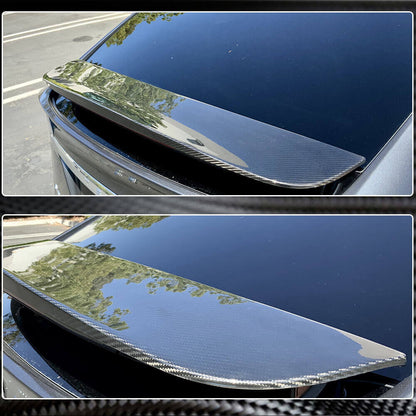 Rear Trunk Spoiler Carbon Fiber V1 (2016-2023) for Tesla Model X - image 3