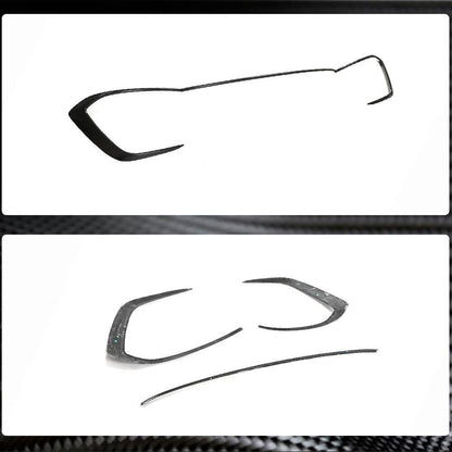 Covers on the front bumper (for GTI HB, Dry carbon) for Volkswagen Golf 8 - image 3