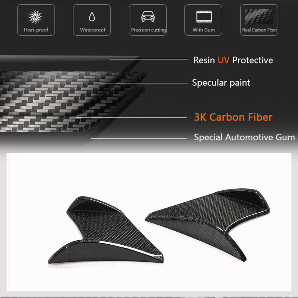 Covers on the rear bumper (2021-2023, Carbon) for Subaru BRZ 2021- - image 3
