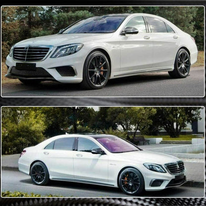 Side Skirts (for S63 AMG 2014-2017, Carbon) for Mercedes S-сlass W222 2013-2022 - image 3