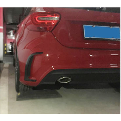 Covers on the rear bumper (for A45 AMG HB 2013-2015, Carbon) for Mercedes A-class W176 2012-2018 - image 3