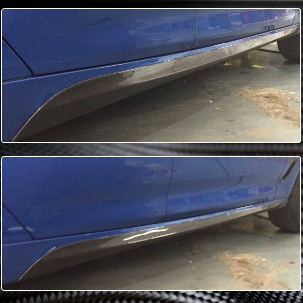 Side Skirts Carbon Fiber (for F34 M-Sport) for BMW 3 series F-30/31/34 2012-2019 - image 3