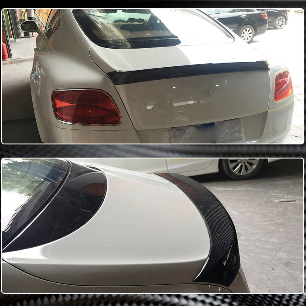 Rear Trunk Spoiler Carbon Fiber for Bentley Continental GT 2011-2018 - image 3