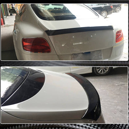Rear Trunk Spoiler Carbon Fiber for Bentley Continental GT 2011-2018 - image 3
