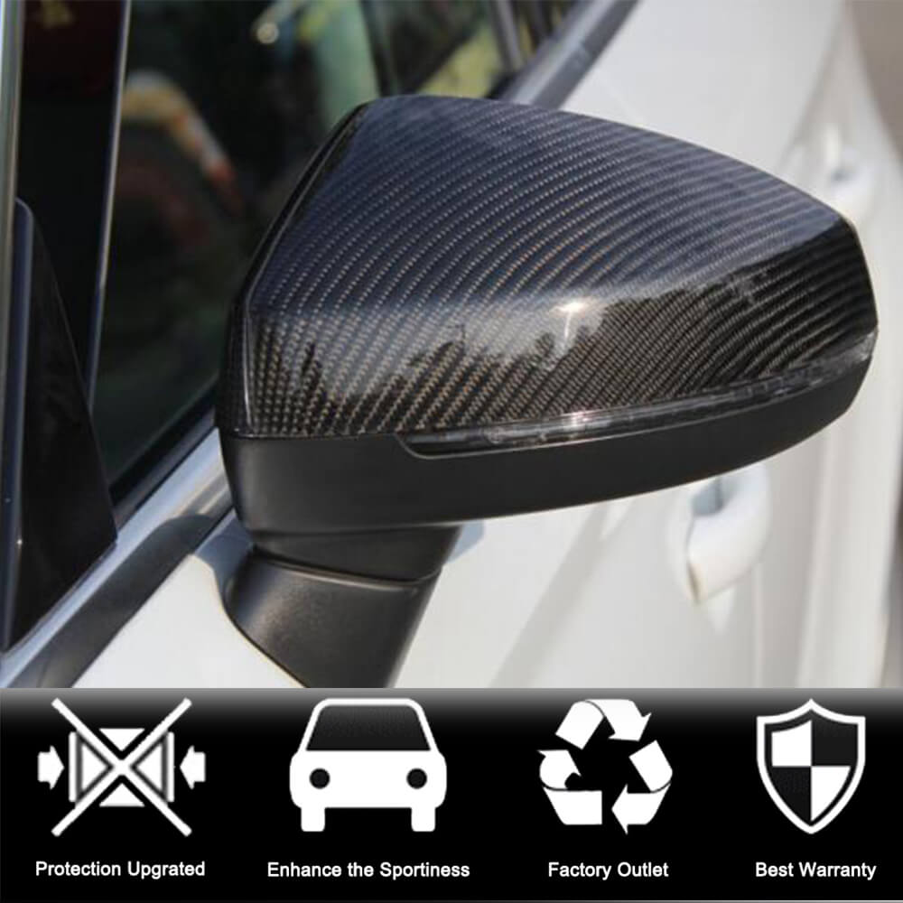 Mirror covers (Carbon) for Audi A3 2012-2020 - image 3