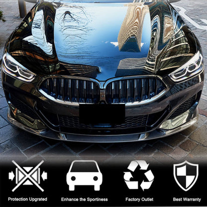 Front Bumper Lip V3 for M-Sport, Carbon for BMW 8 Series G14/G15/G16 2018- - image 3