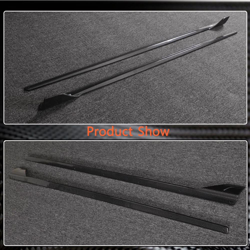 Side Skirt Extensions V1 (for G20 M-Sport, Carbon) for BMW 3 Series G20/G21 2018- - image 3
