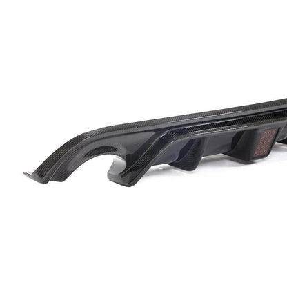 Rear Bumper Diffuser V4 (for Q50 Base/Sport 2014-2017, Carbon) for Infiniti Q50/Q60 2013-2024 - image 3