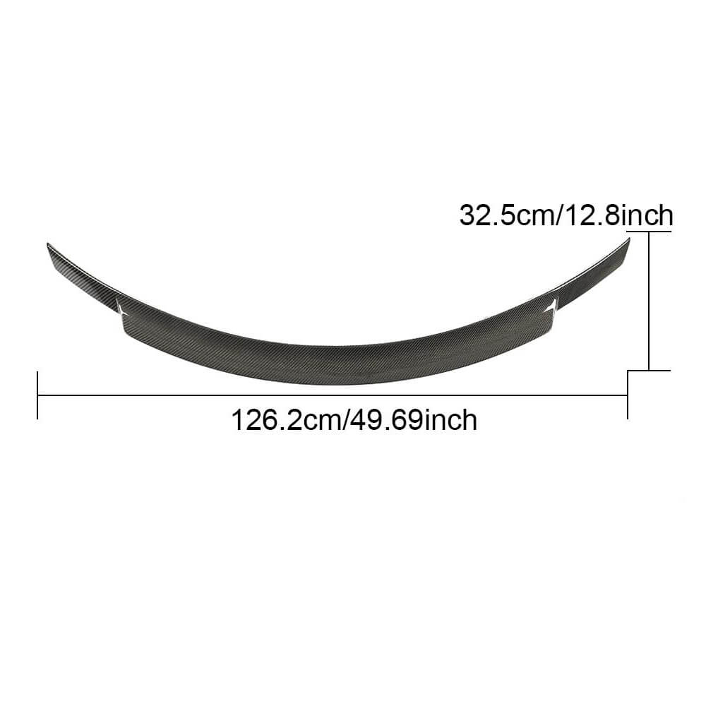 Spoiler V8 (for coupe 2015-2019, Carbon) for Mercedes C-class W205 2014-2021 - image 3