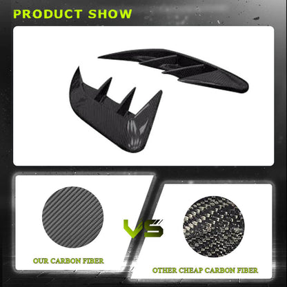 Covers on the rear bumper (Carbon) for Lexus RX 2022↗ - image 3