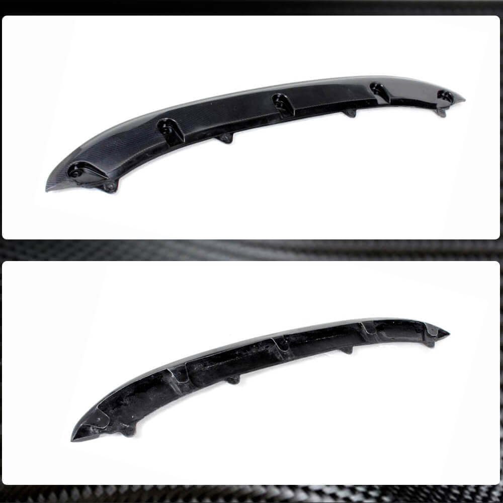 Front Bumper Lip V3 for GTI HB 2010-2013 Carbon for Volkswagen Golf 6 2008-2014 - image 3
