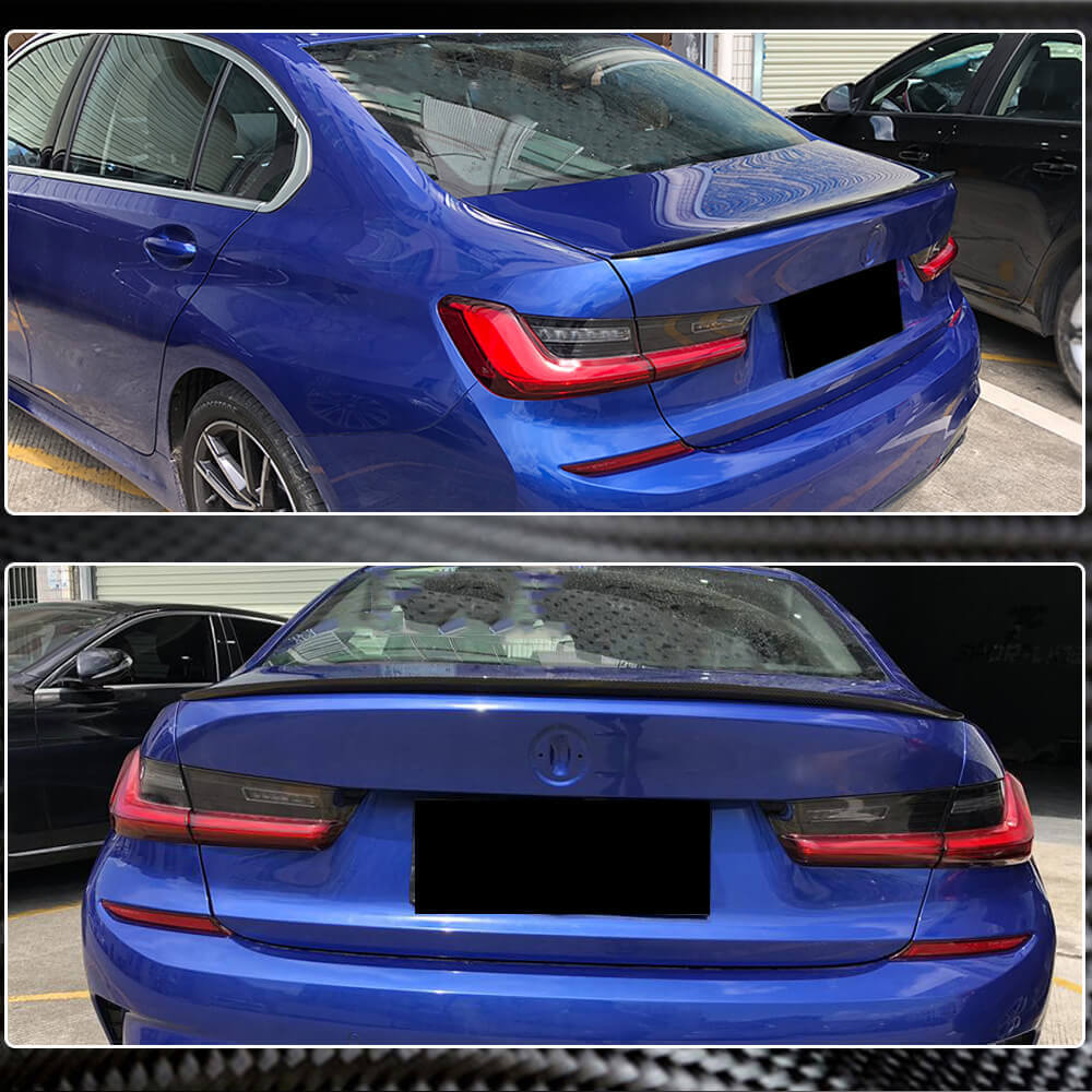 Rear Trunk Spoiler Carbon Fiber V21 (SD) for BMW 3 series G20/21 2018- - image 3