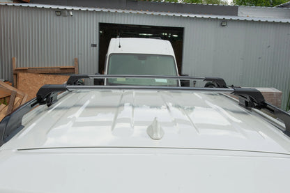 Roof bars for railings without lock (2 pcs) for Volkswagen T5 Transporter 2003-2010 - image 3