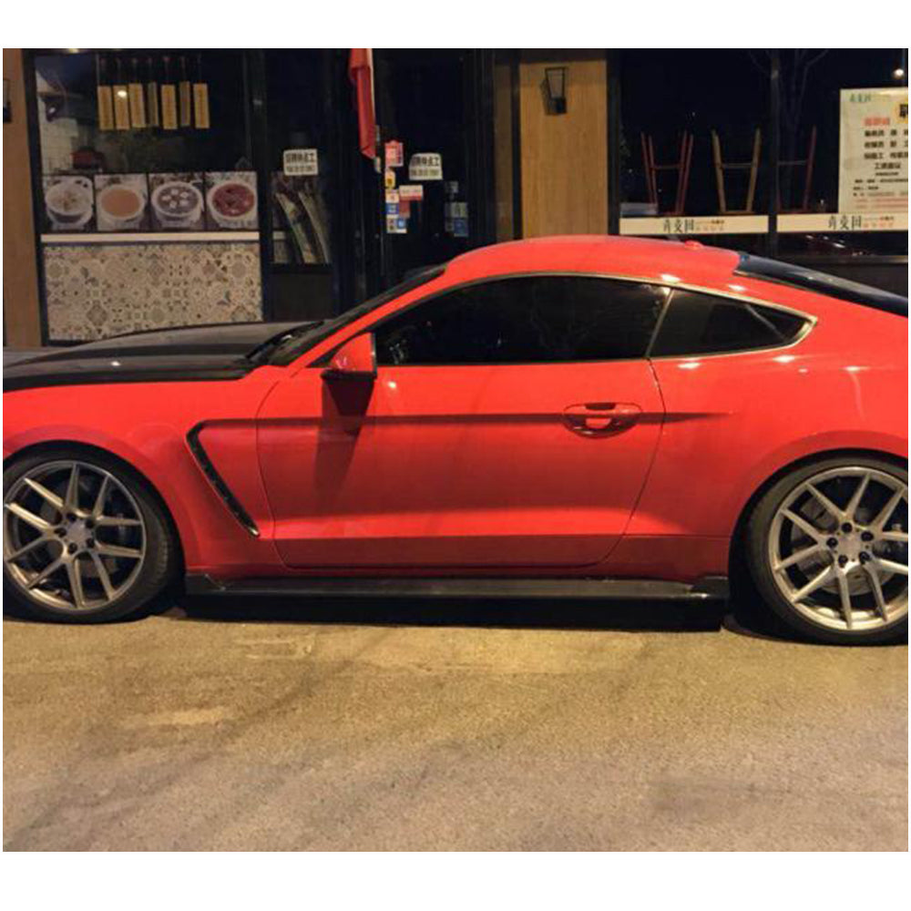 Side Skirts V2 (Carbon) for Ford Mustang 2015-2023 - image 3
