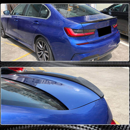 Rear Trunk Spoiler Carbon Fiber V14 (SD) for BMW 3 series G20/21 2018- - image 3