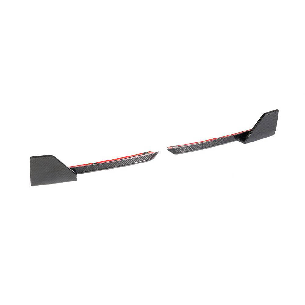 Rear Bumper Flap Extensions (for original M-Sport 2018-2021, Carbon) for BMW X3 G01 2018- - image 3